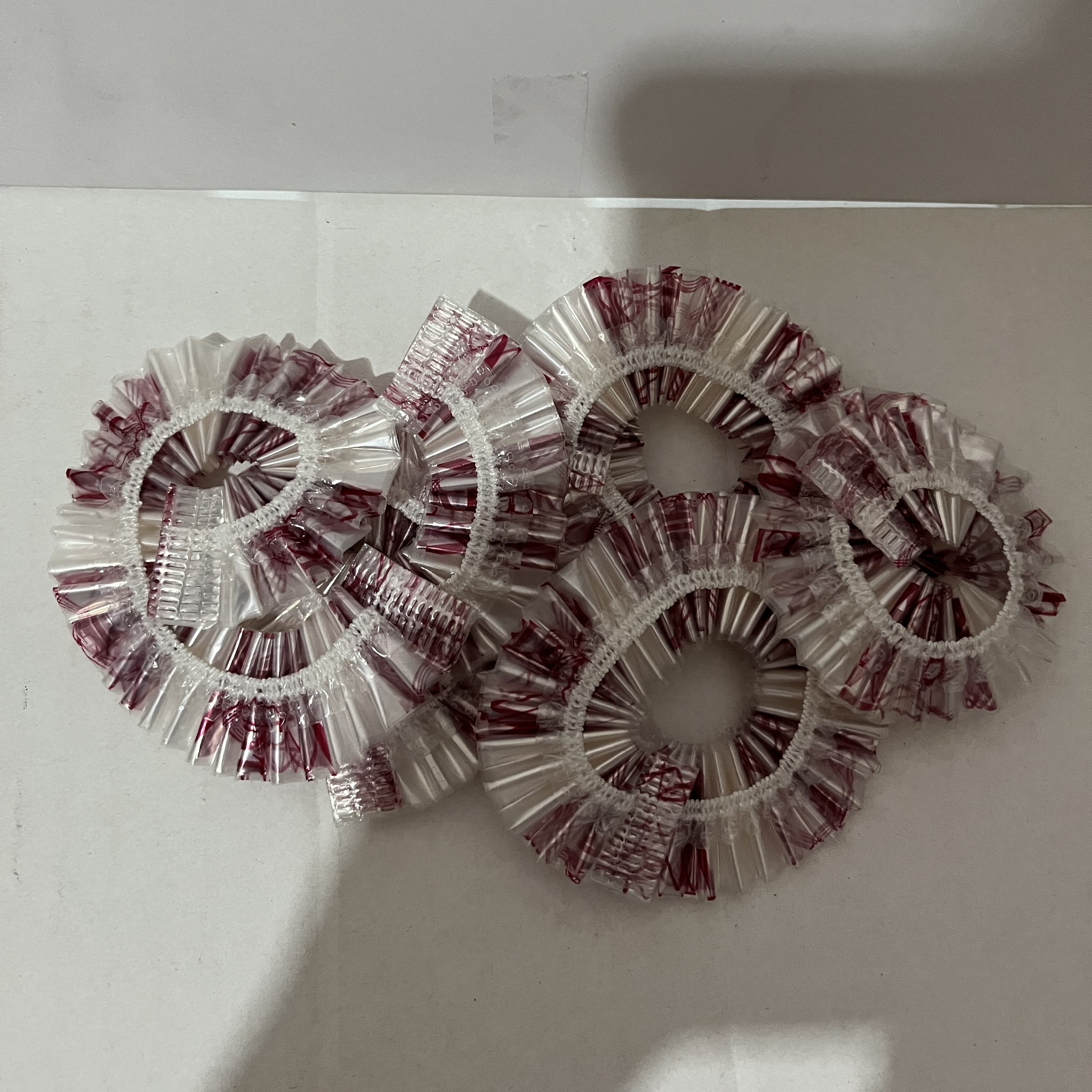 کلاه رنگ پلاستیکی یکبار مصرف 25عدد