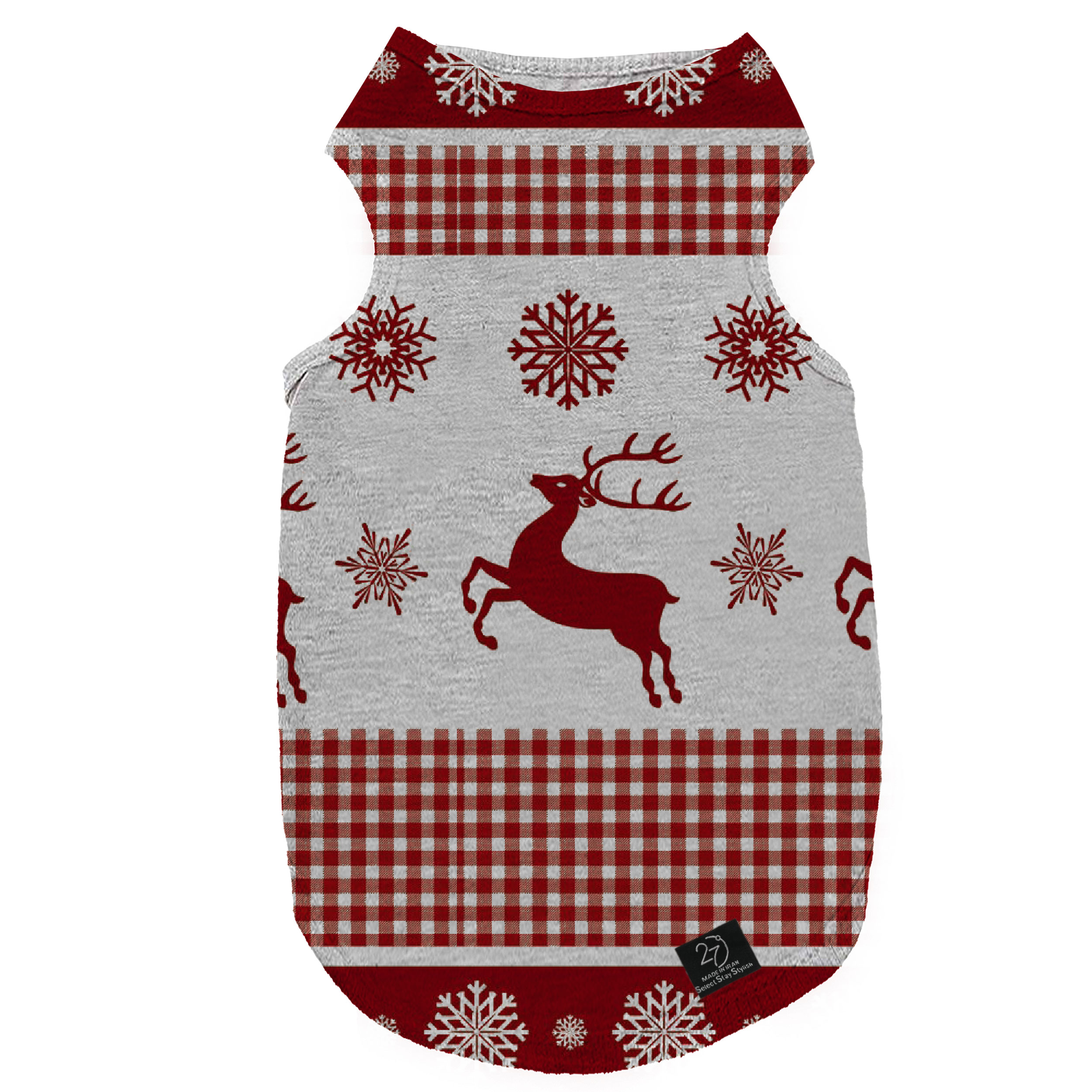 لباس سگ و گربه 27 طرح Christmas Jumper کد MH372 سایز L