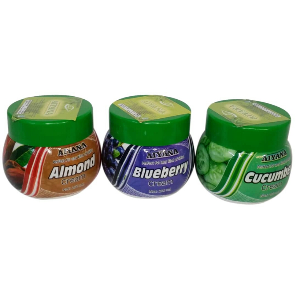 کرم مرطوب کننده آیانا مدل میوه ای حجم 200 میلی لیتر مجموعه 3 عددی