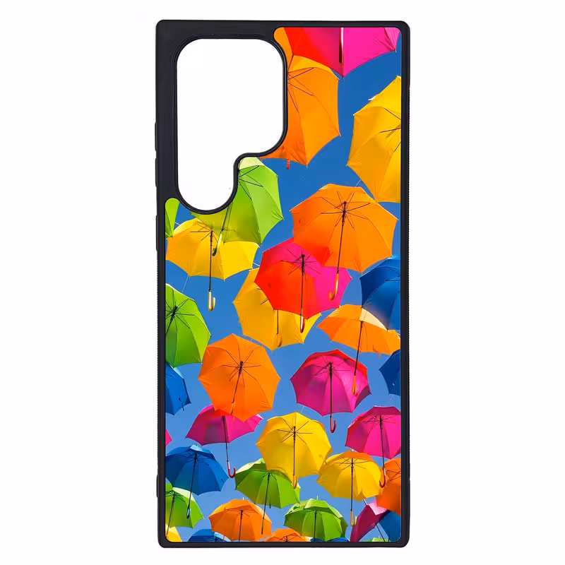 کاور طرح چترهای رنگی کد G-165 مناسب برای گوشی موبایل سامسونگ Galaxy S23 Ultra | دیجی قاب دونی