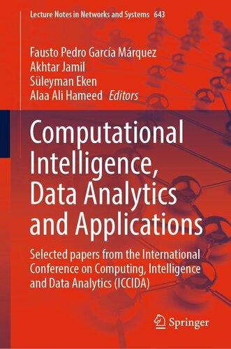 خرید و دانلود نسخه کامل کتاب Computational Intelligence, Data Analytics and Applications: Selected papers from the International Conference on Computing