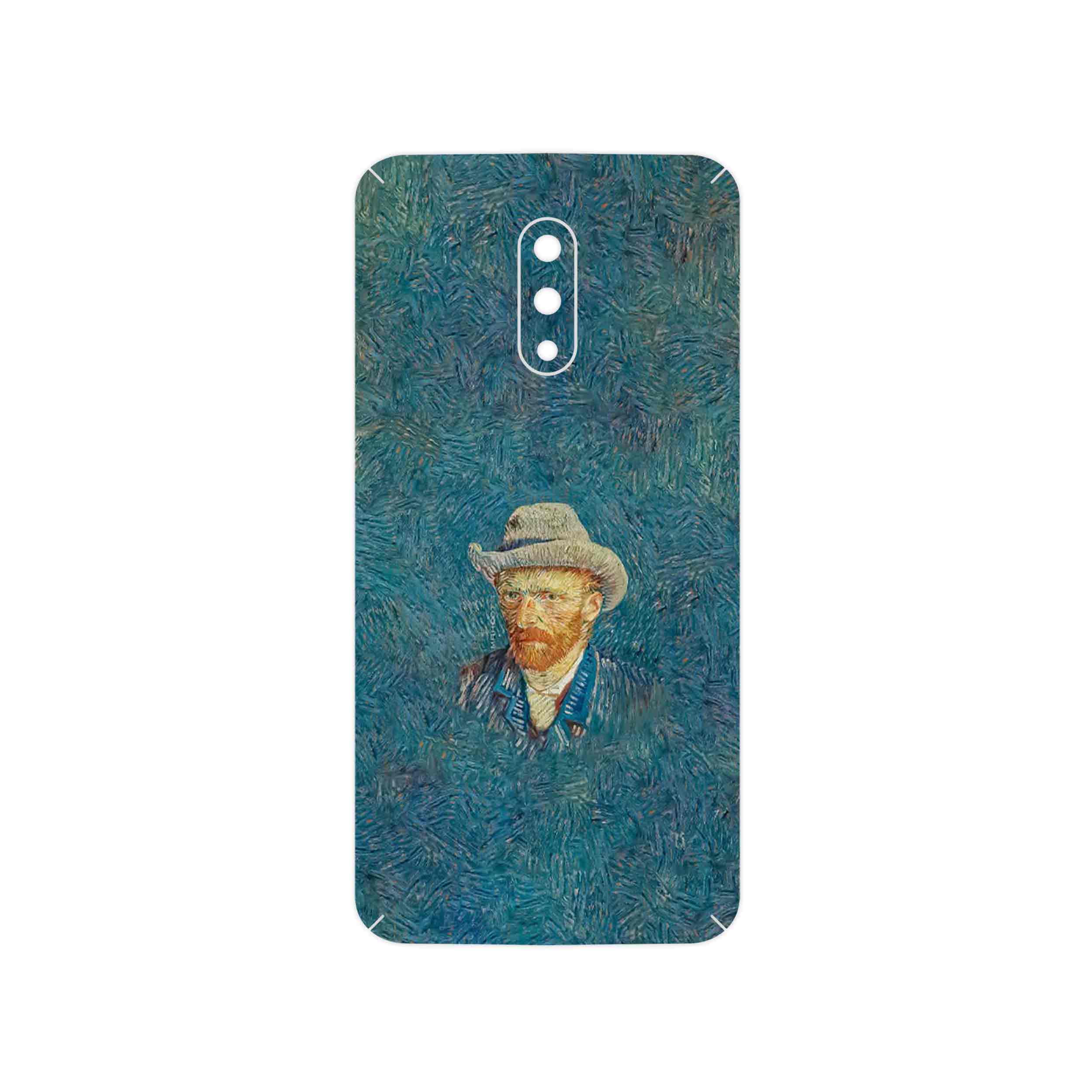 برچسب پوششی ماهوت مدل Self portrait with a gray felt hat مناسب برای گوشی موبایل وان پلاس 7