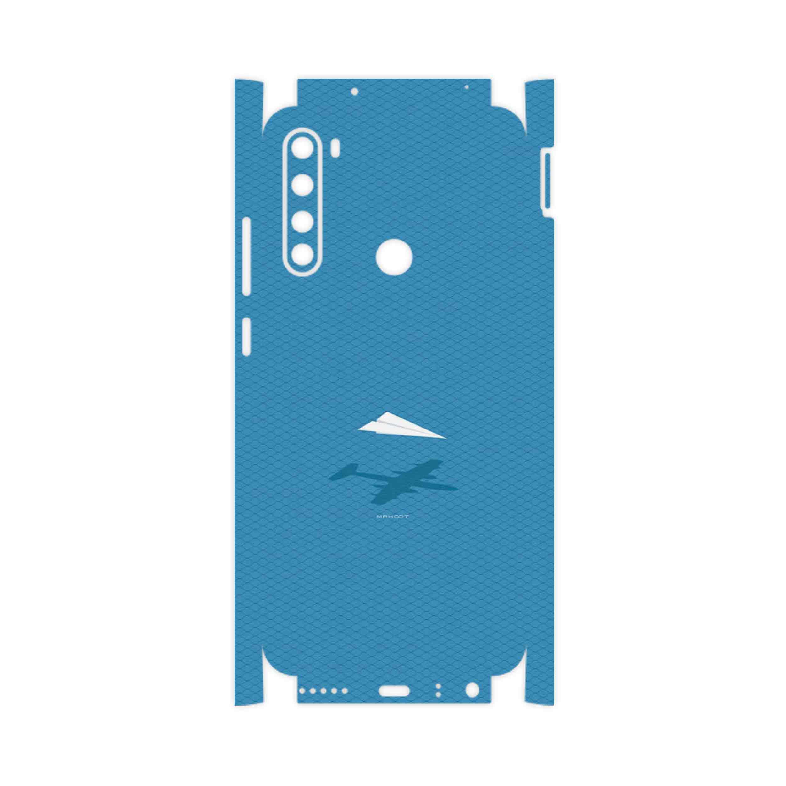 برچسب پوششی ماهوت مدل Minimal Paper Airplane-FullSkin مناسب برای گوشی موبایل شیائومی Redmi Note 8 2021