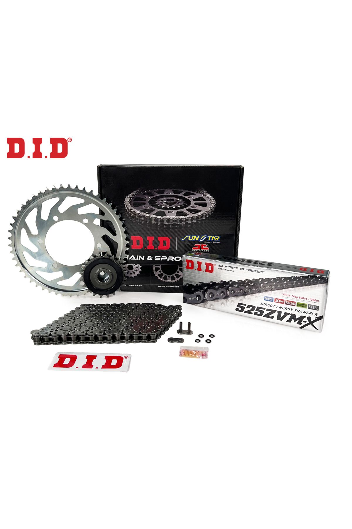 تجهیزات ترمز موتورسیکلت آیا چرخ دنده زنجیره ای HONDA CBR 600RR 600 سی 2003 2006 ای: DID 525ZVM X فولاد 112 DI Genel Markalar