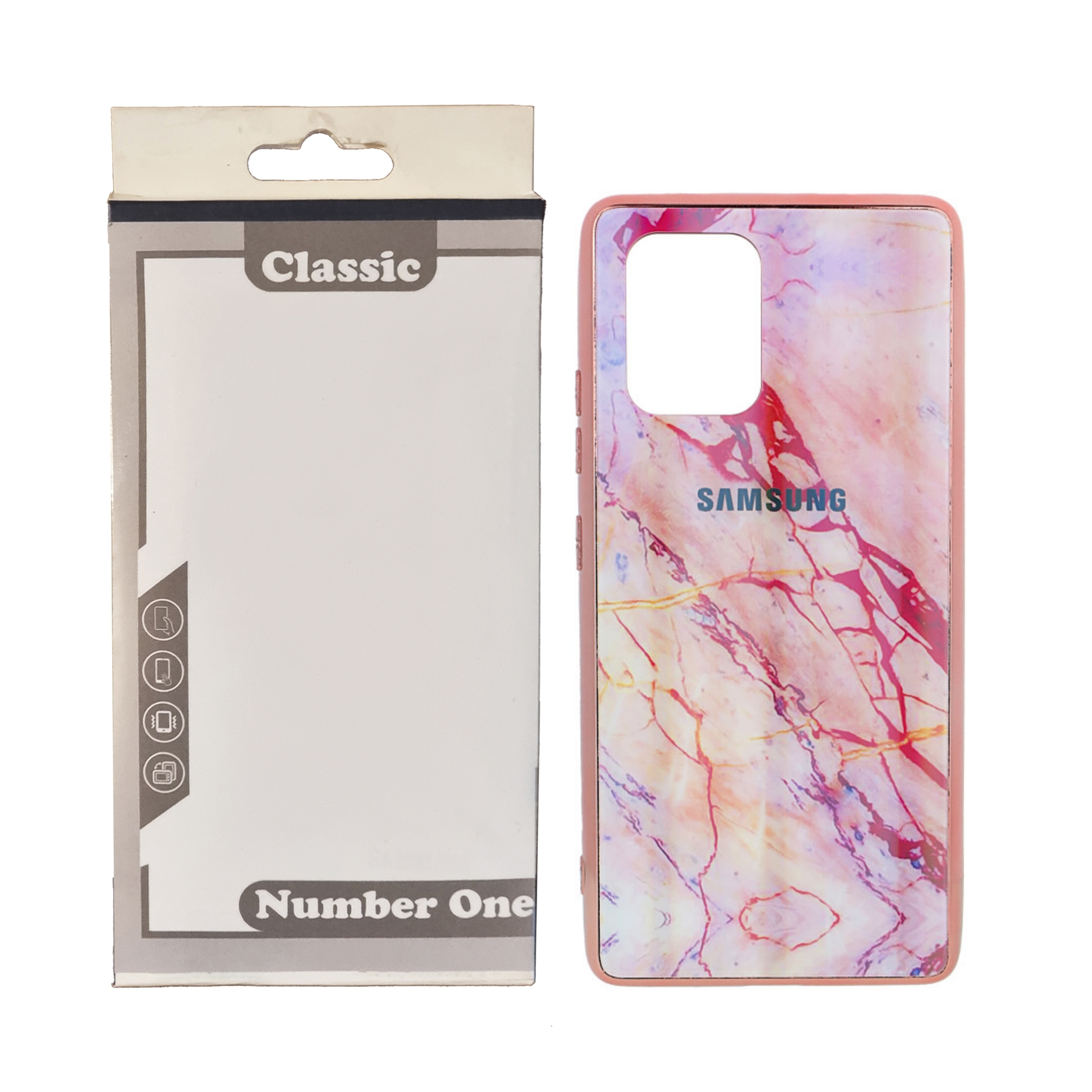 کاور مدل KHO.250 طرح مرمر مناسب برای گوشی موبایل سامسونگ  Galaxy A71