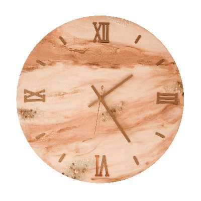 ساعت دیواری رزینی مدل ابروباد