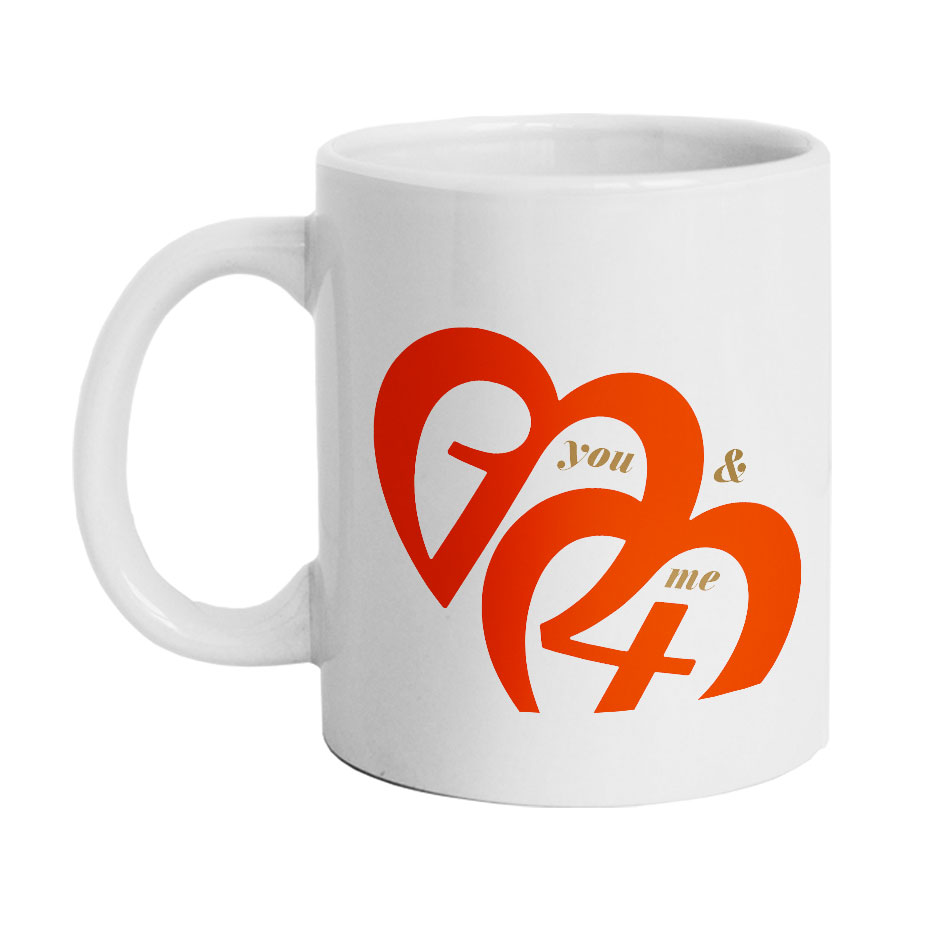 ماگ دارلی طرح عاشقانه مدل MG1342