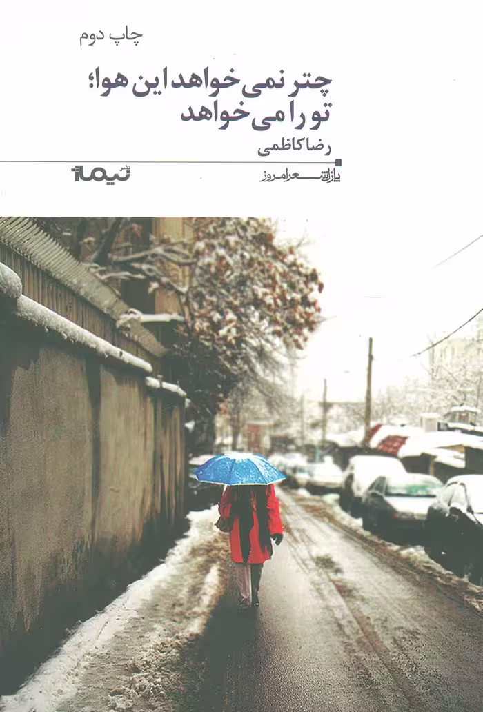 چتر نمی خواهد این هوا؛تو را می خواهد (پازل شعر امروز184) - ناشربوک | خرید آنلاین کتاب