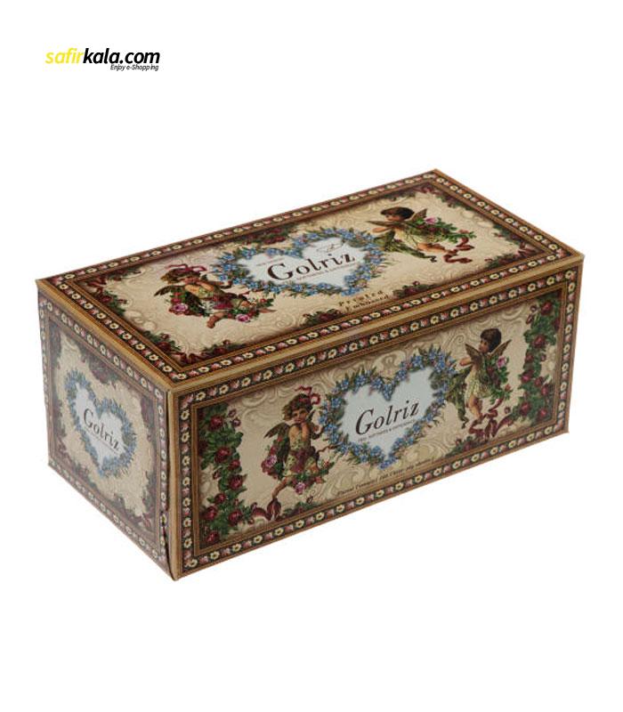 دستمال کاغذی 100 برگ گلریز گلدار طرح فرشته