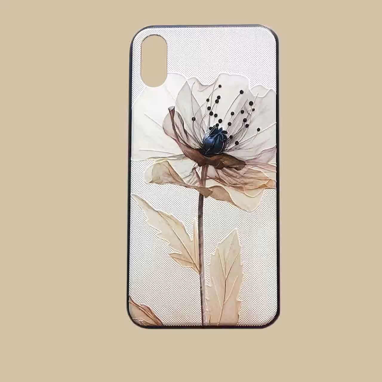 کاور طرح گل مدل GBK010 مناسب برای گوشی موبایل اپل iPhone X/ Xs