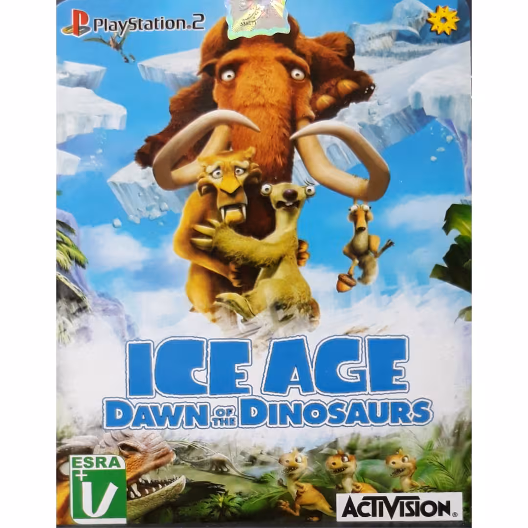 بازی ice age dawn of the dinosaurs مخصوص پلی استیشن 2