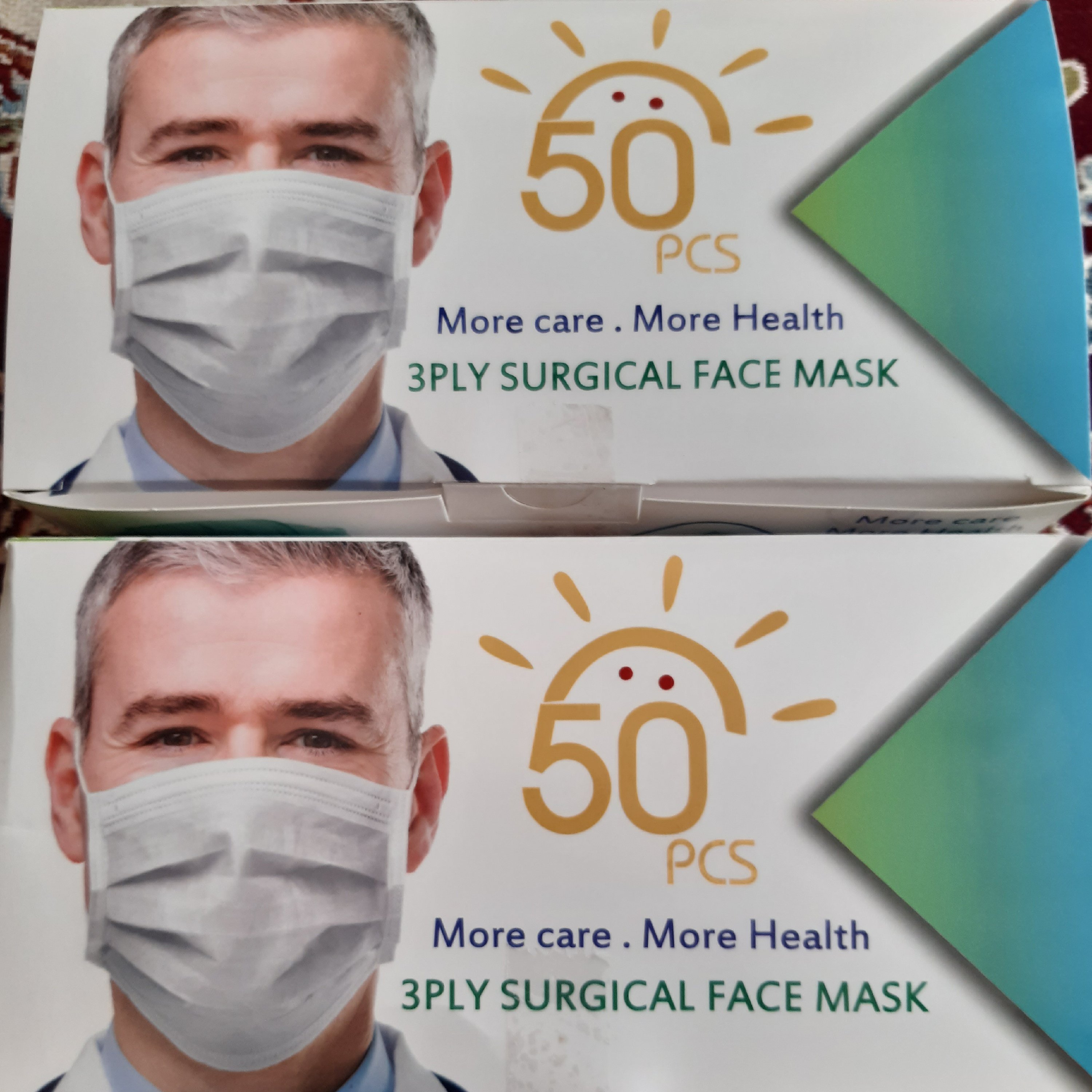 ماسک 3لایه تمام پرس التراسونیک 50تایی