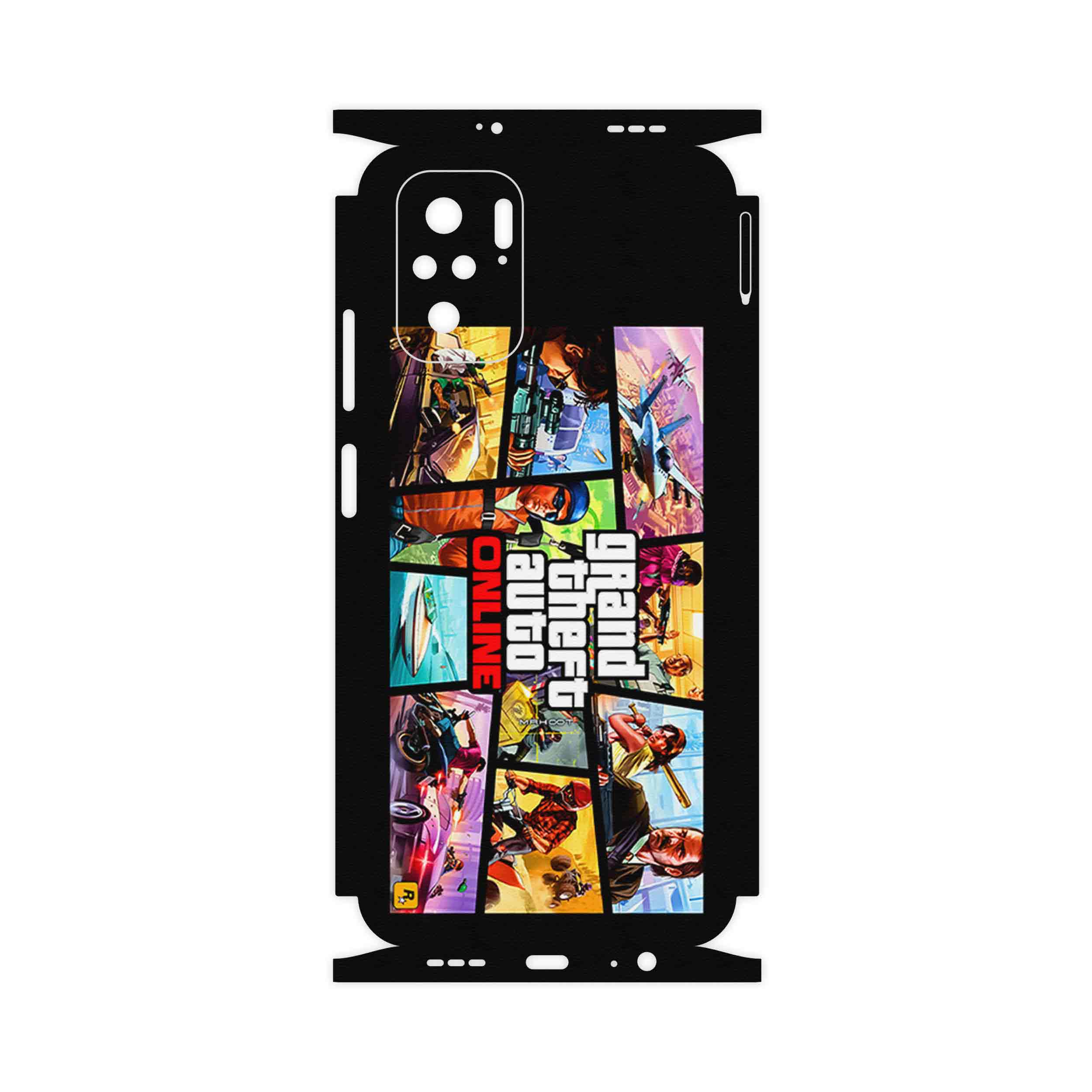 برچسب پوششی ماهوت مدل GTA Online Game Series-FullSkin مناسب برای گوشی موبایل شیائومی Poco M5s