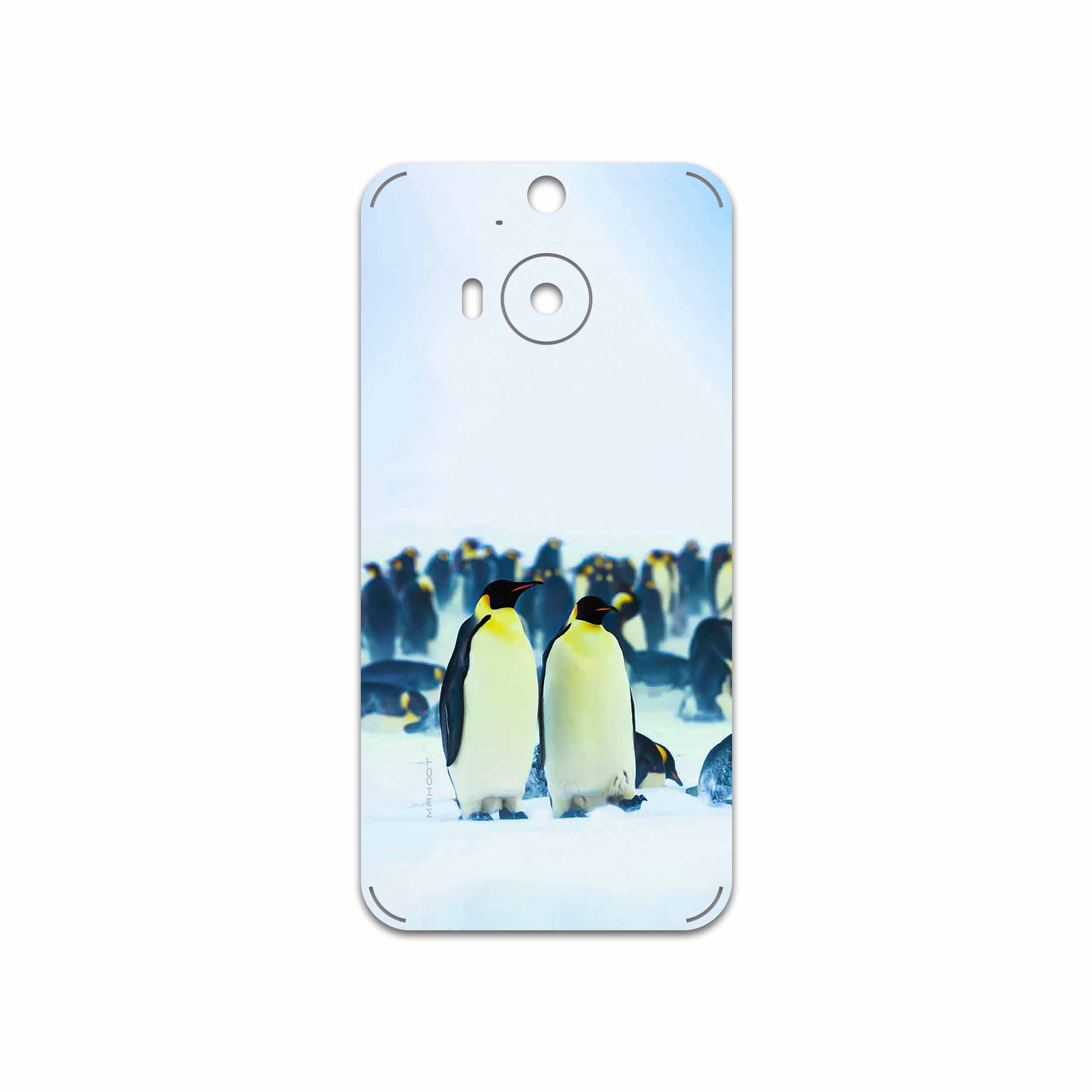 برچسب پوششی ماهوت مدل Penguin مناسب برای گوشی موبایل اچ تی سی One M9