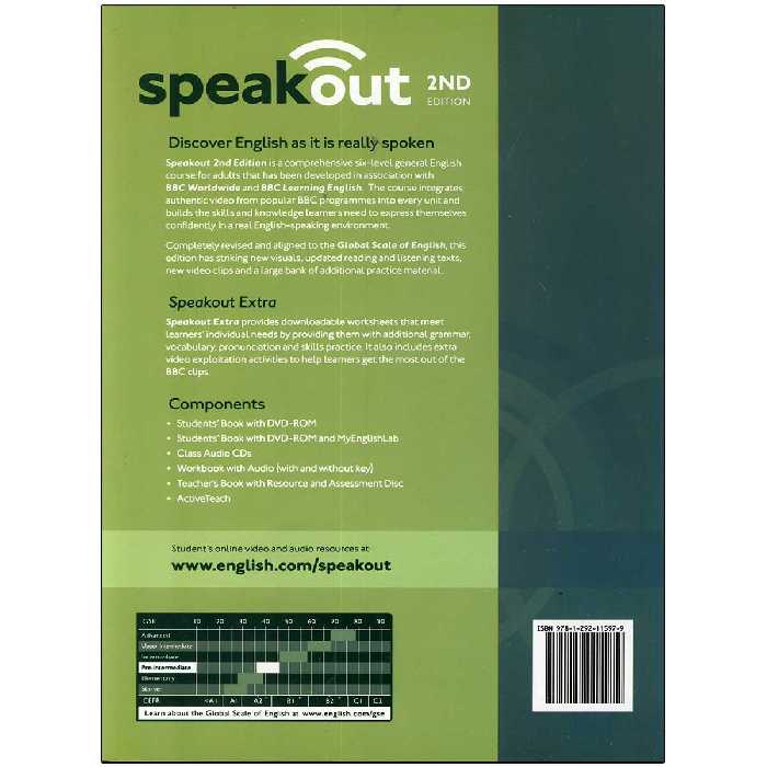 کتاب Speakout 2nd اثر Antonia Clare and J.J.Wilson انتشارات پرسون 6 جلدی 