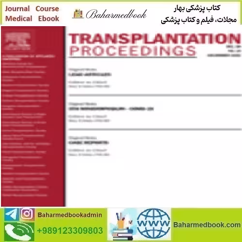 Transplantation Proceedings Volume 54 Issue 1 to 10 2022 TRUE PDF