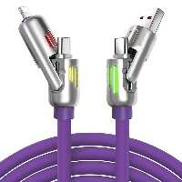 کابل تبدیل USB-C و USB-A / Lightning / USB سنتکس مدل C27 طول 1متر | کالا مکس