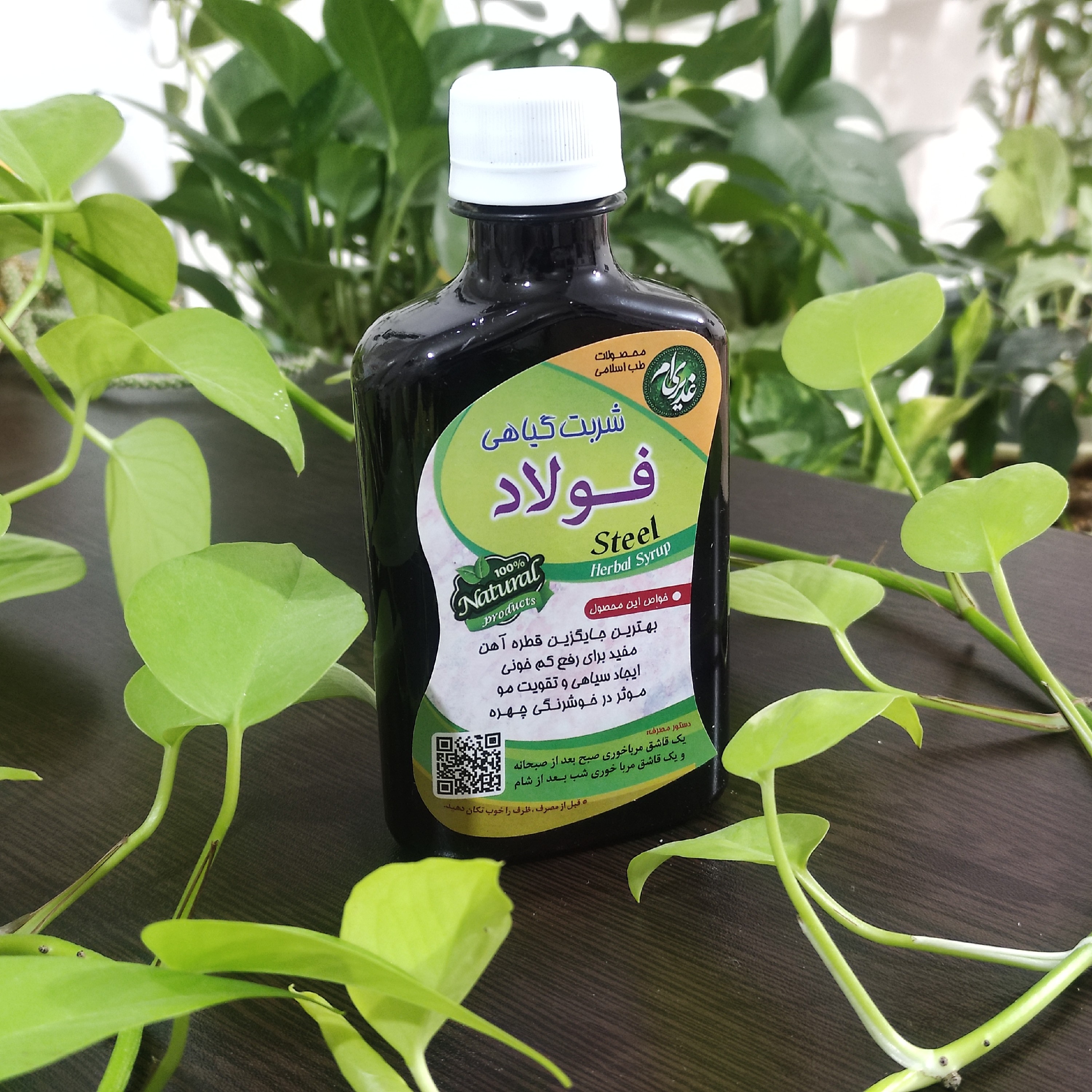 شربت گیاهی فولاد(جایگزین آهن)