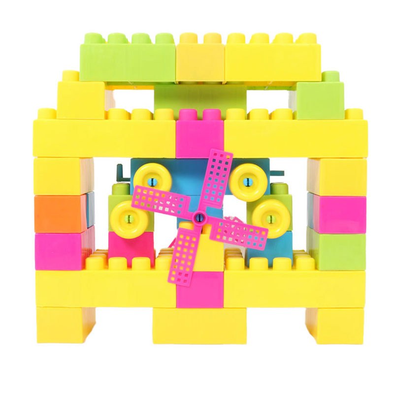 بلوک ساختنی 47 قطعه طرح آسیاب بادی کد vhe183