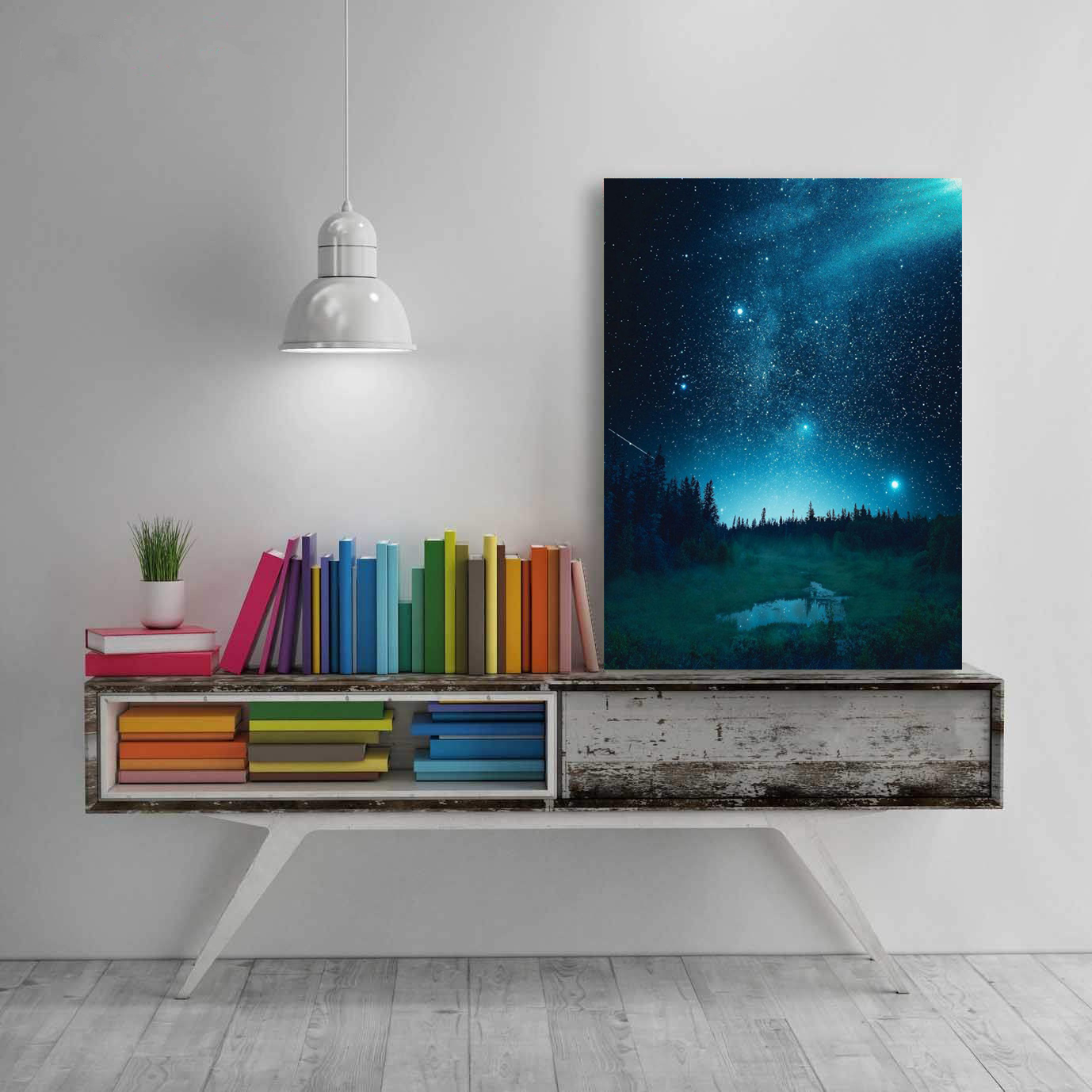 تابلو شاسی طرح کهکشان کد 001