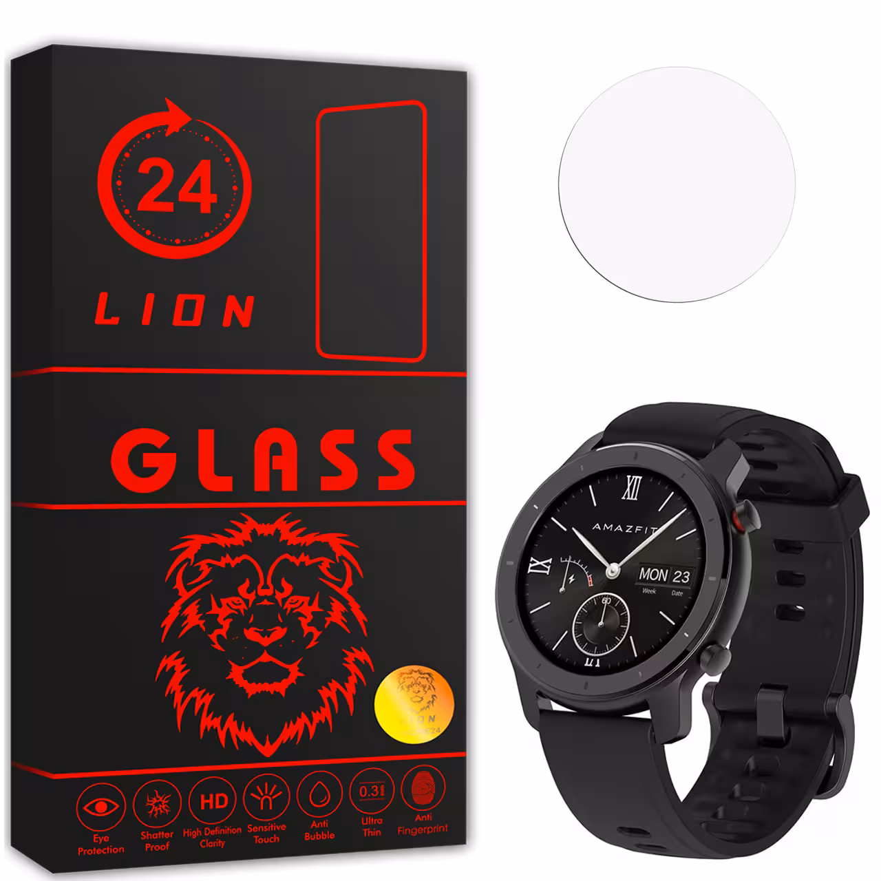 محافظ صفحه نمایش لاین مدل RB007 مناسب برای ساعت هوشمند شیایومی Smart Watch Amazfit GTR 42mm