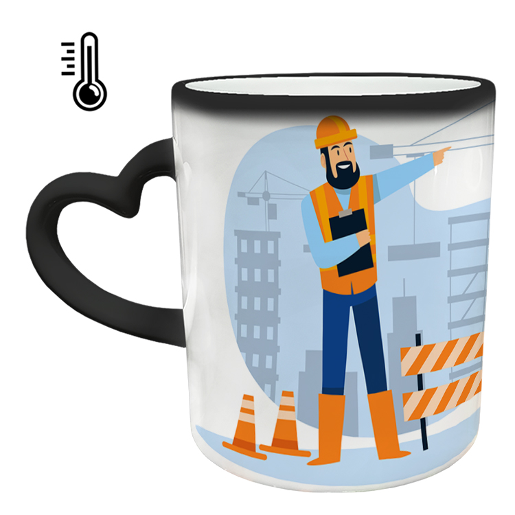 ماگ حرارتی مدل دسته قلبی طرح مهندس کد 83