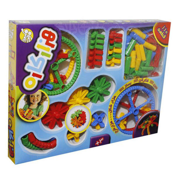 بازی ساختنی هزارکاره 110 قطعه جعبه ای  (فروش عمده و تک)