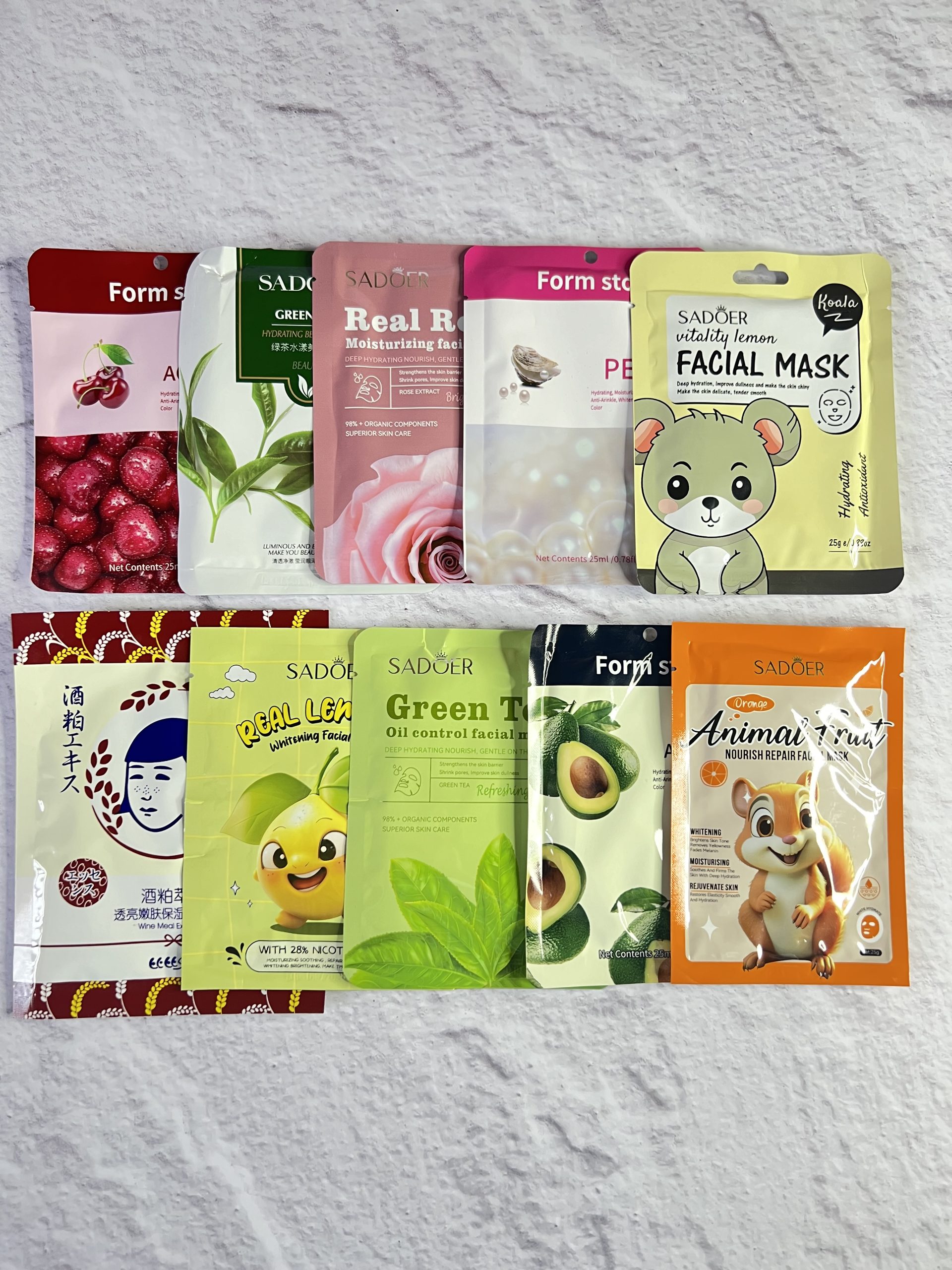 پک ماسک 10عددی تخفیفی