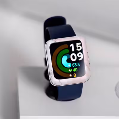 برچسب ماهوت طرح Blanco_Pink_Marble مناسب برای ساعت هوشمند شیائومی Redmi Watch 2 Lite