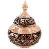 قندان مسی مدل الماس تراش کد 20p15half