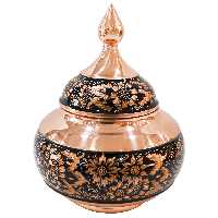 قندان مسی مدل الماس تراش کد 20p15half