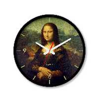 ساعت دیواری کوچک راویتا طرح نقاشی مونالیزا کد 3555