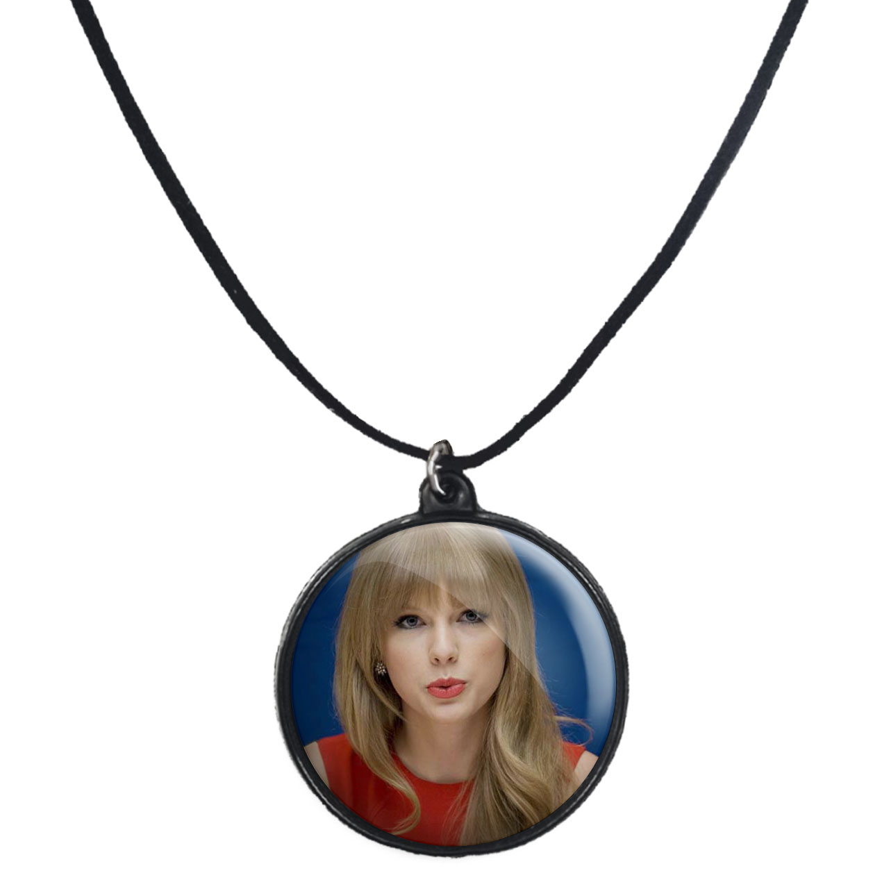 گردنبند پرمانه طرح تیلور سویفت کد pmb.2864 مدل دو طرفه