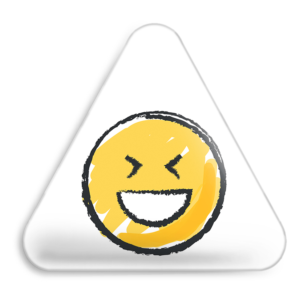 پیکسل خندالو طرح ایموجی مدل مثلثی کد 3063