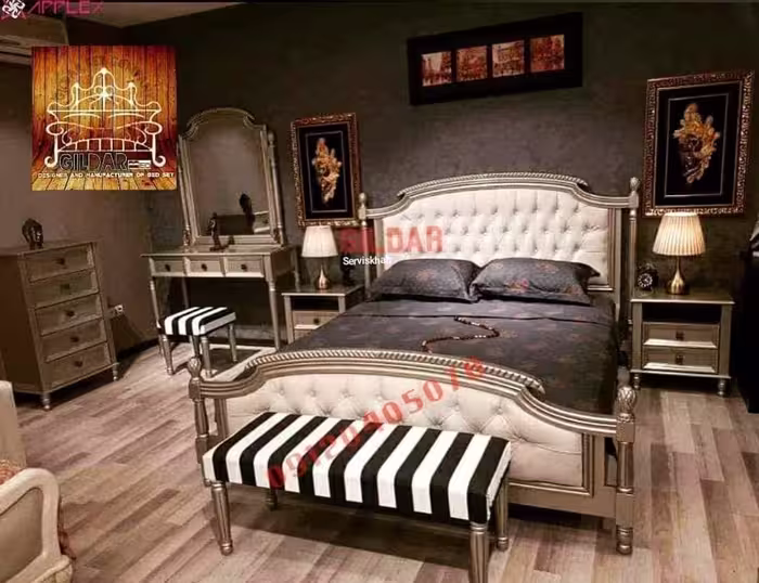 سرویس خواب کلاسیک مدل کاکا رُز
