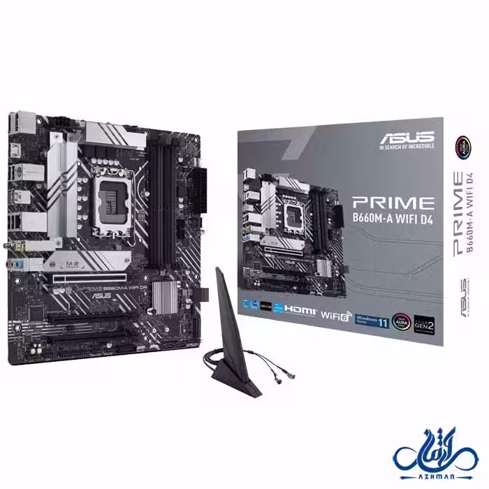 مادربرد ایسوس مدل PRIME B660M-A WIFI D4