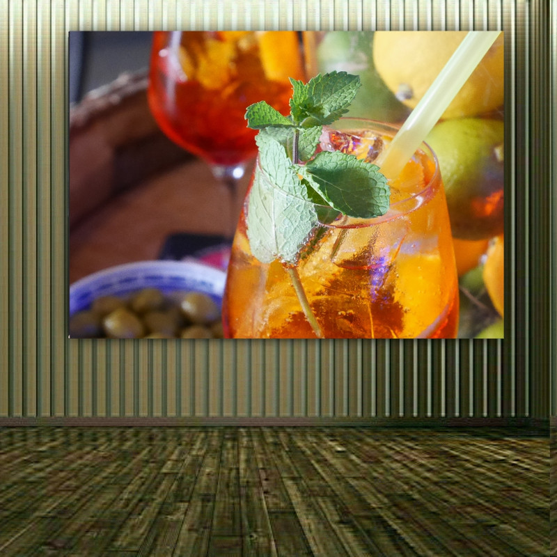 تابلو بوم طرح مخمل مدل نوشیدنی های کافه کد FP103822 | دنیای قاب