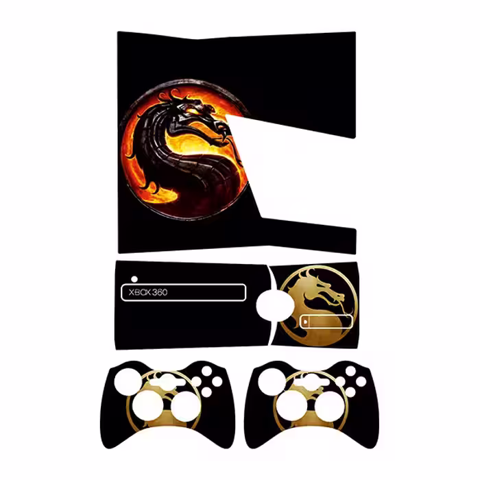 برچسب ایکس باکس 360 اسلیم توییجین وموییجین مدل MortalKombat 05 مجموعه 4 عددی