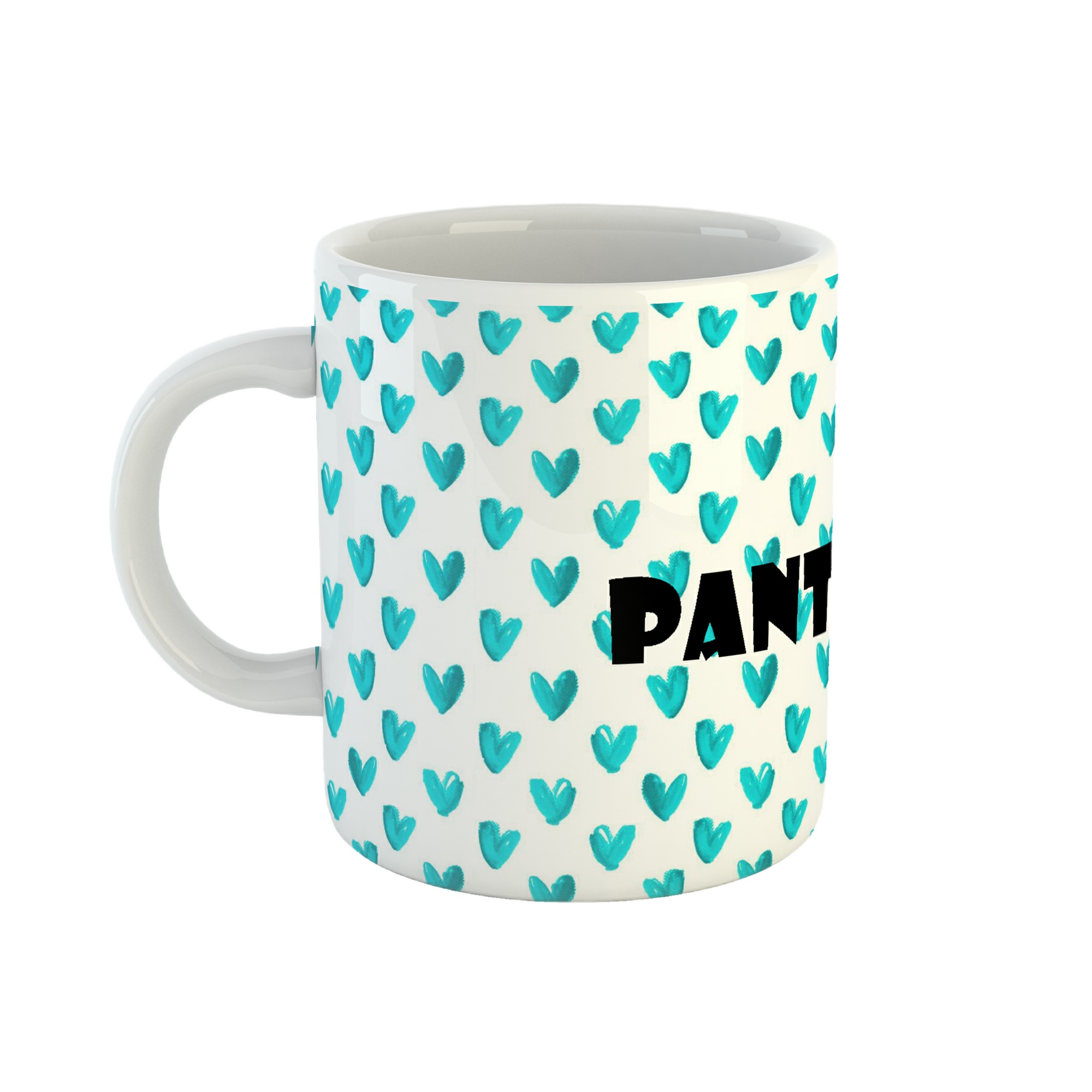 ماگ طرح اسم پانتآ مدل قلب کد 735