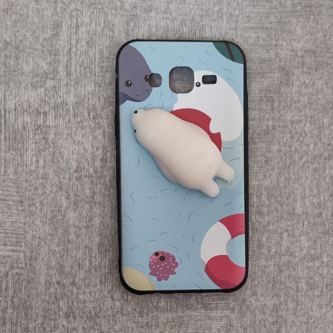 کاور مدل ژله ای خرسی Bu0 مناسب برای گوشی موبایل سامسونگ Galaxy  J5 2015