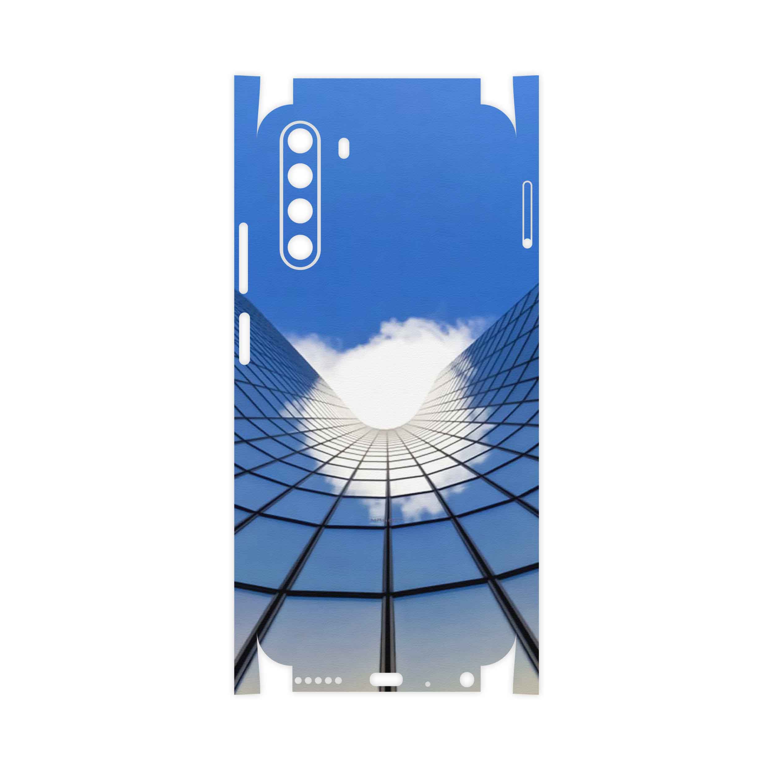 برچسب پوششی ماهوت مدل Glass skyscraper-FullSkin مناسب برای گوشی موبایل جی پلاس X10