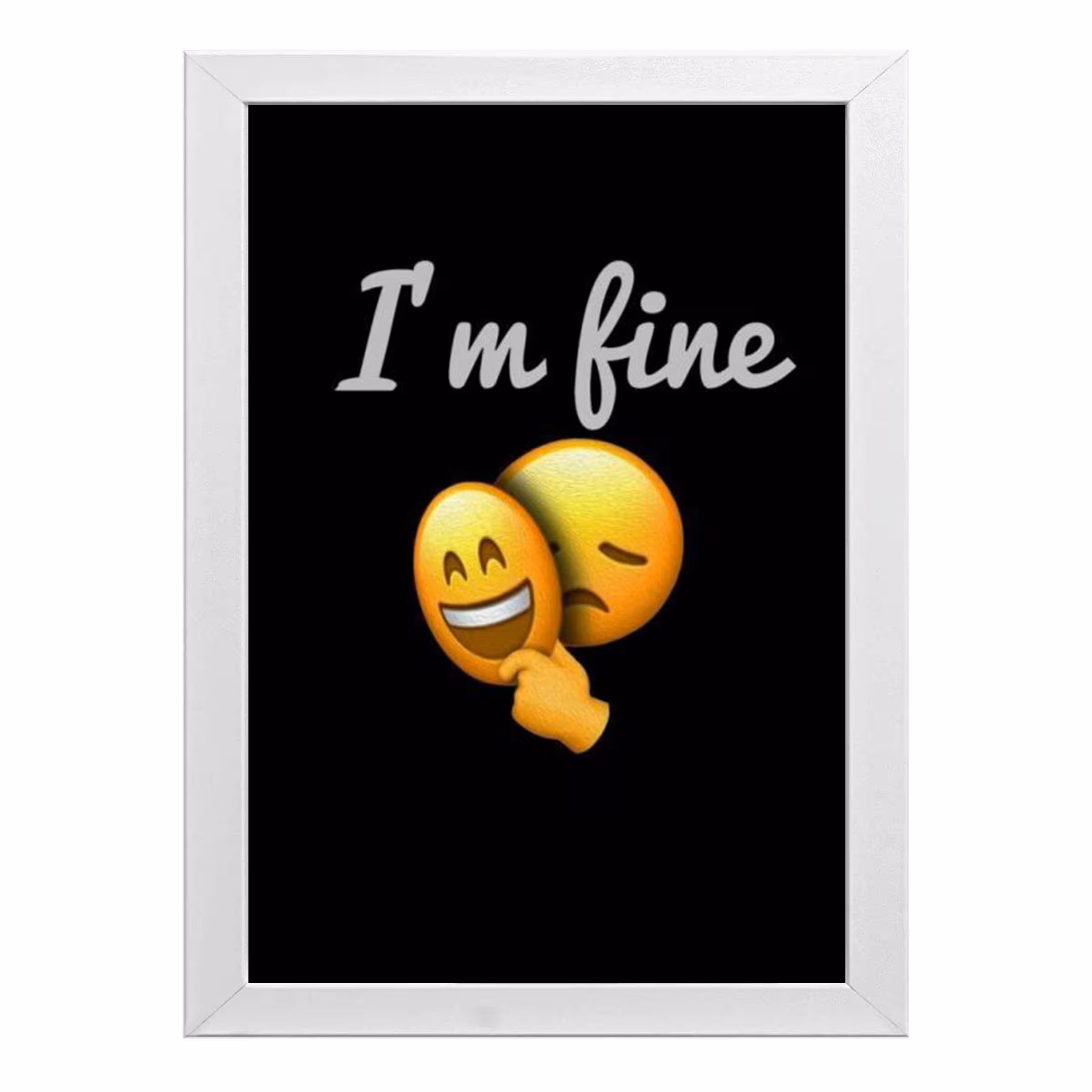 تابلو طرح Im fine کد T261
