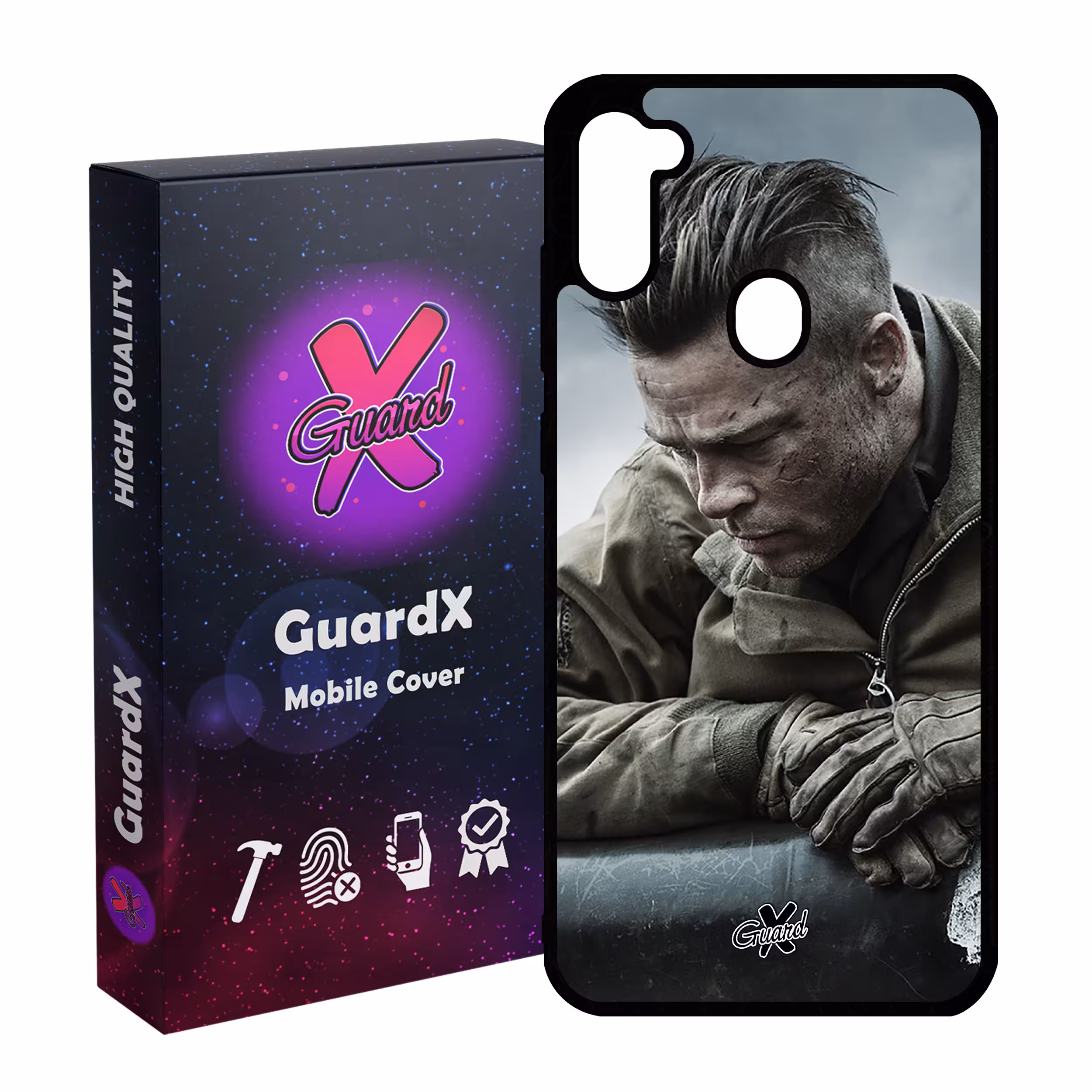 کاور گارد ایکس طرح Brad Pitt مدل Glass10134 مناسب برای گوشی موبایل سامسونگ Galaxy A11 / M11
