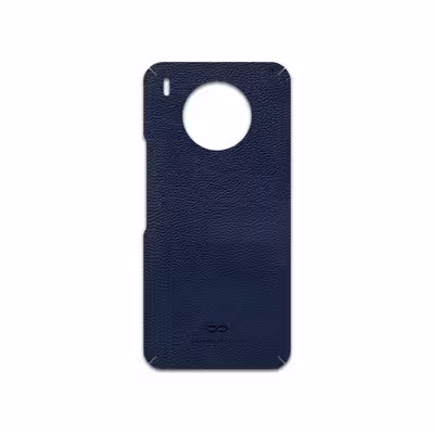 برچسب پوششی ماهوت مدل Deep-Blue-Leather مناسب برای گوشی موبایل آنر 50 Lite