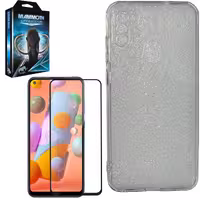 کاور ماموت مدل لنز برشی مناسب برای گوشی موبایل سامسونگ Galaxy A11 به همراه محافظ صفحه نمایش