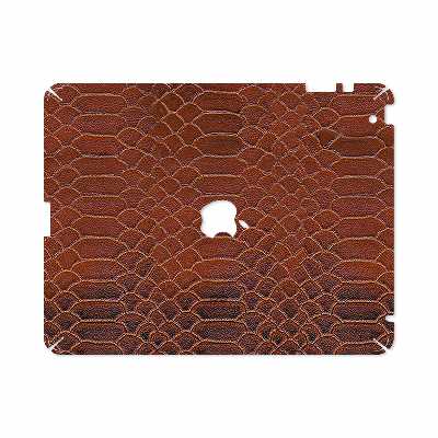 برچسب پوششی ماهوت مدل Brown-Snake-Leather مناسب برای تبلت اپل iPad 2 2011 A1396