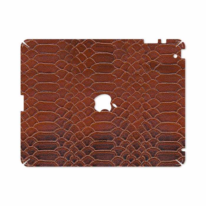 برچسب پوششی ماهوت مدل Brown-Snake-Leather مناسب برای تبلت اپل iPad 2 2011 A1396