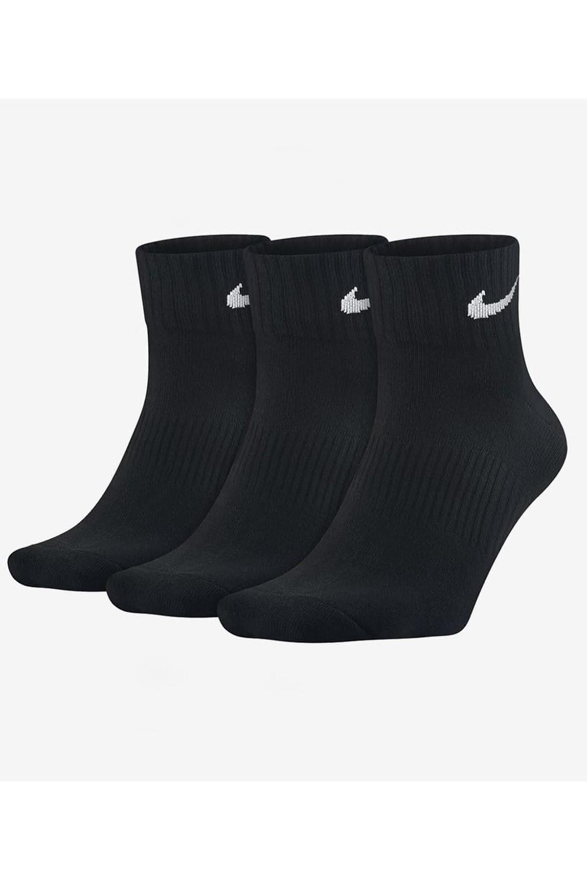 جوراب ورزشی مشکی مردانه و زنانه U NK PERF LTWT QT 3PR Nike