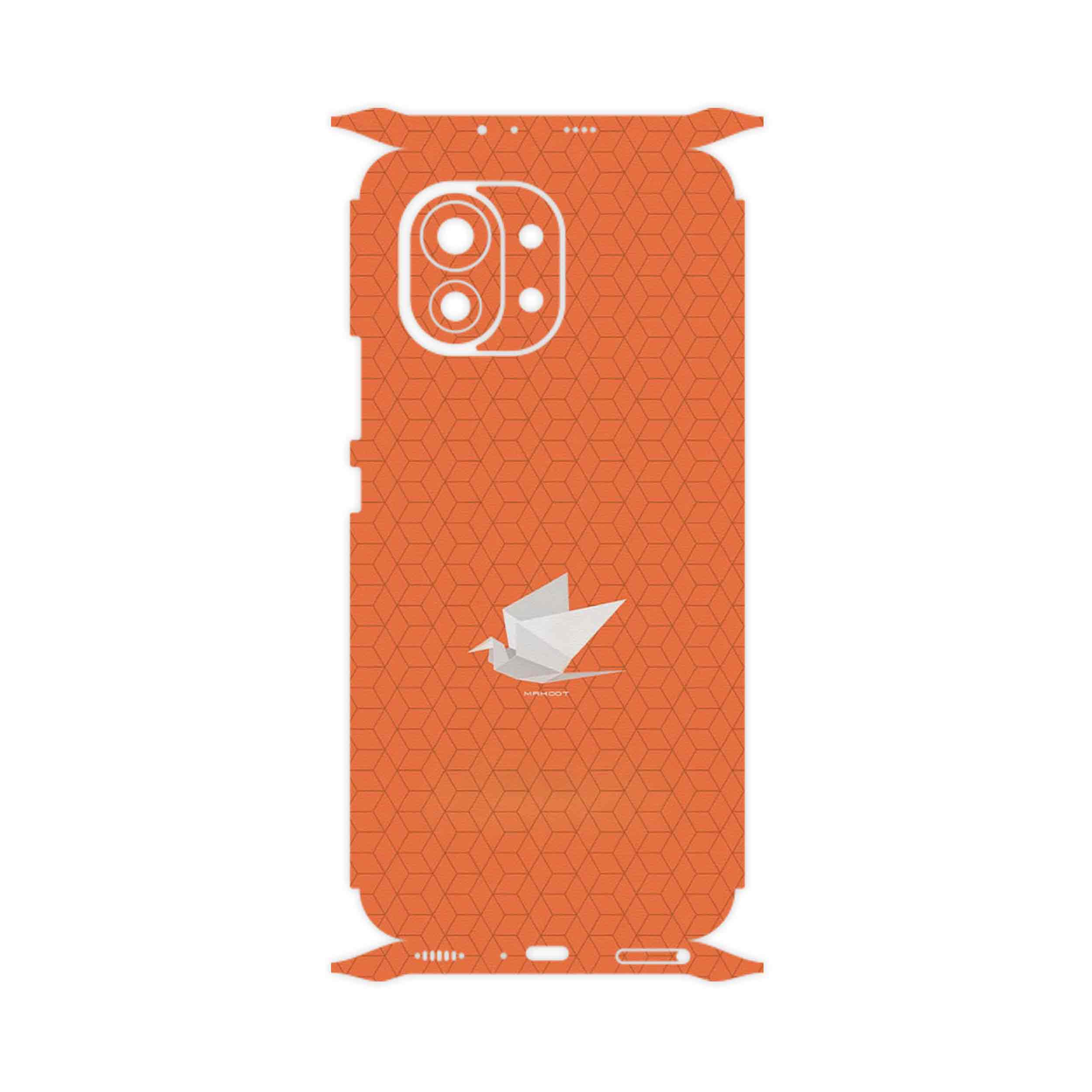 برچسب پوششی ماهوت مدل Minimalist origami bird-FullSkin مناسب برای گوشی موبایل شیائومی Mi 11 5G