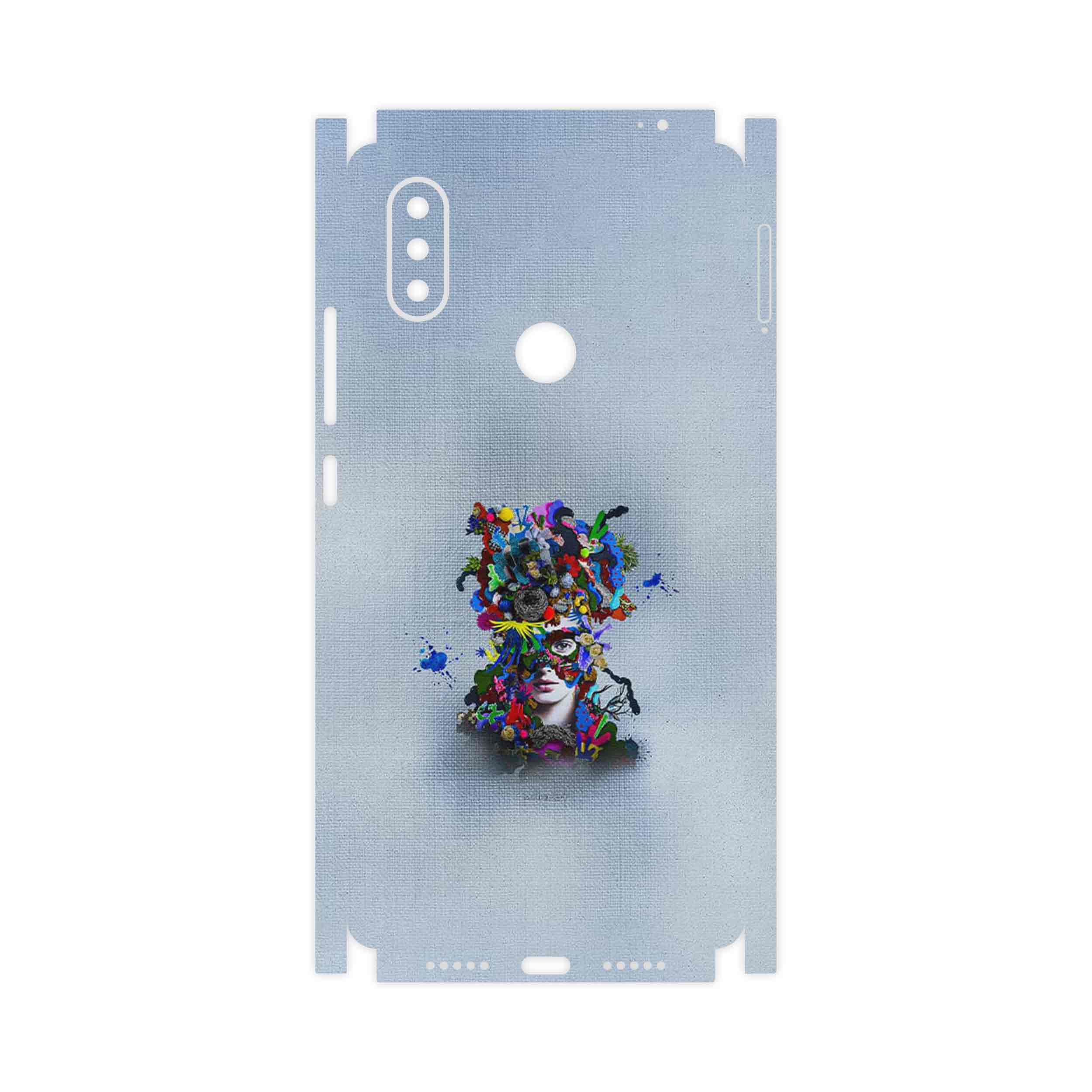 برچسب پوششی ماهوت مدل Collage of surreal Portrait of Women 4-FullSkin مناسب برای گوشی موبایل شیائومی Mi 8 SE